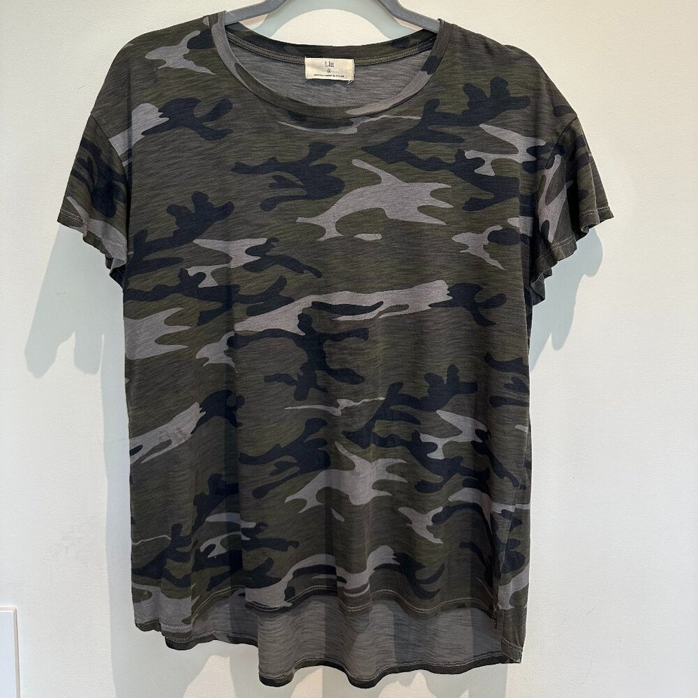 T.La Anthrpologie Camo Tee